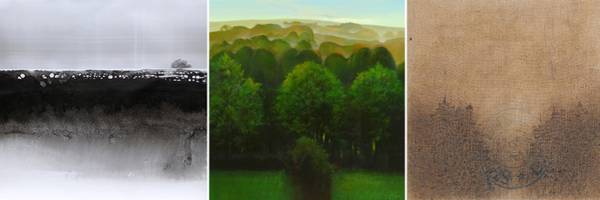 <h3>Trois artistes explorent le paysage</h3>