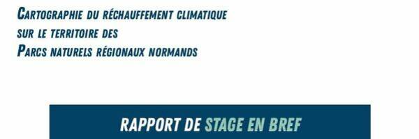 Un rapport de stage en bref pour comprendre la modélisation du climat sur le Parc